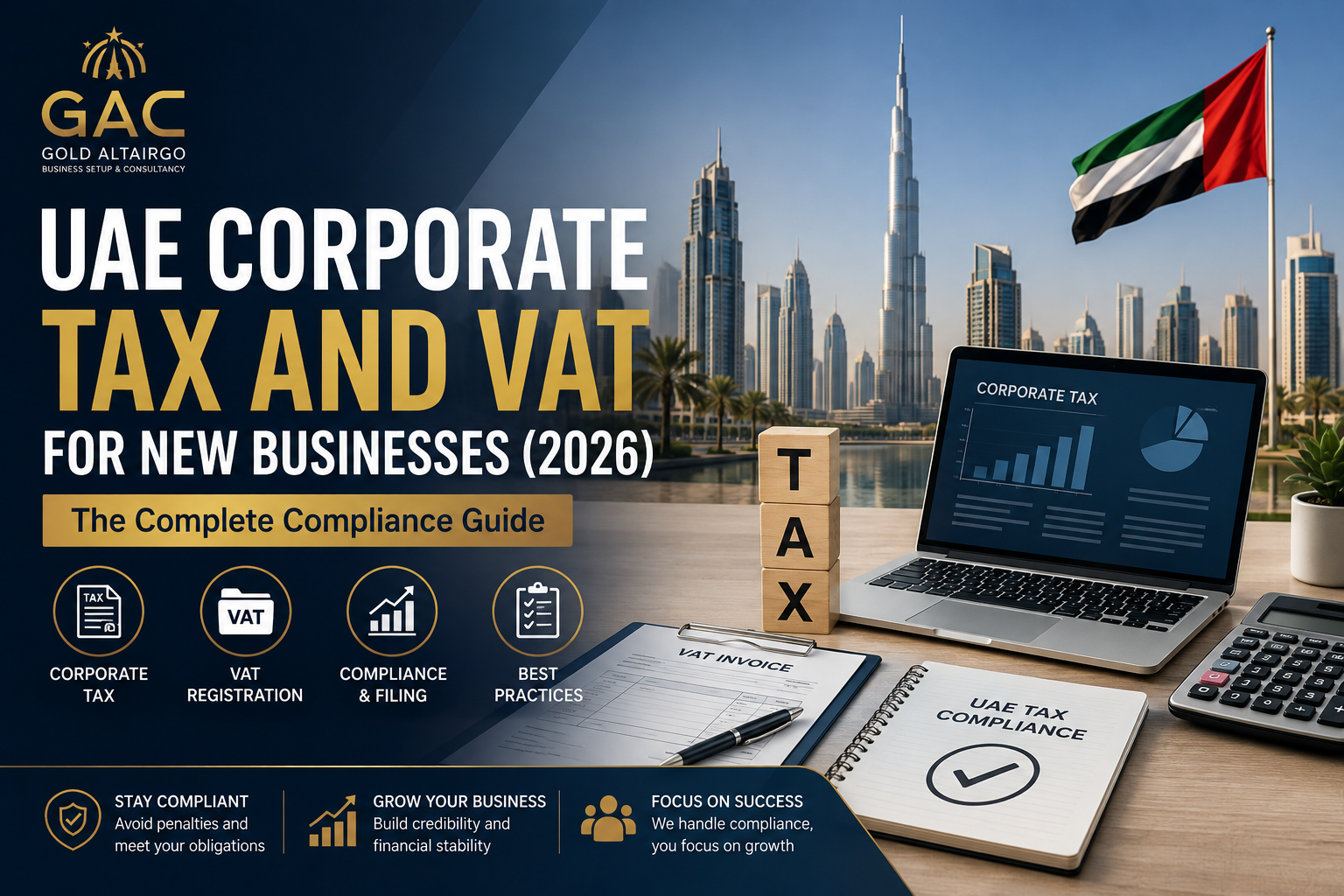 UAE Corporate Tax and VAT for New Businesses (2026): The Complete Compliance Guide